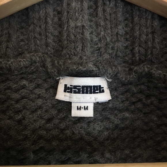 Kismet Zipper Sweater Purple Black Grey Size Med - Picture 2 of 11